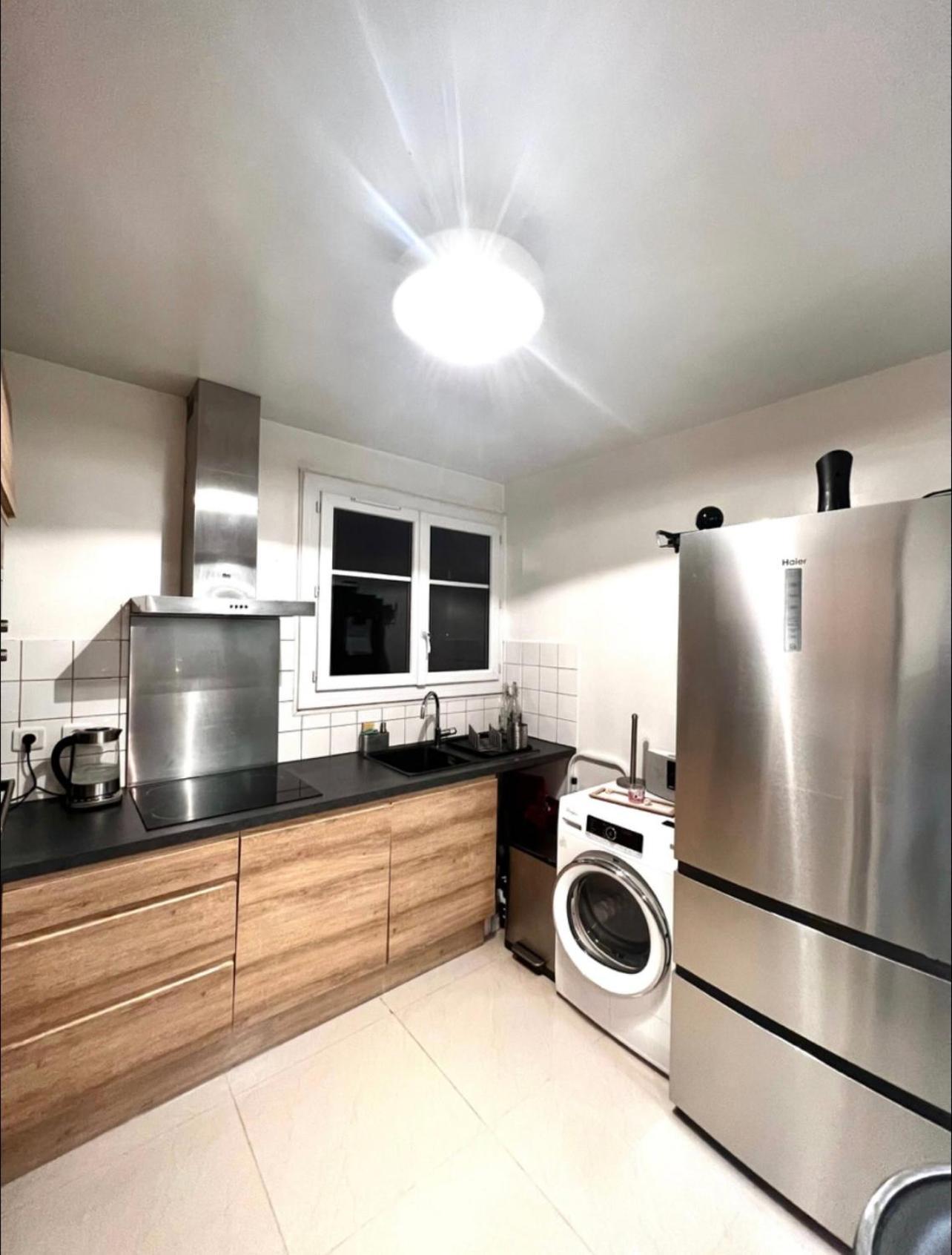 Modern 2 Bedroom Apartment Near Paris Metro, Giant Flat Screen Tv 85 Inches, Balcony, Free Parking Ivry-sur-Seine Kültér fotó